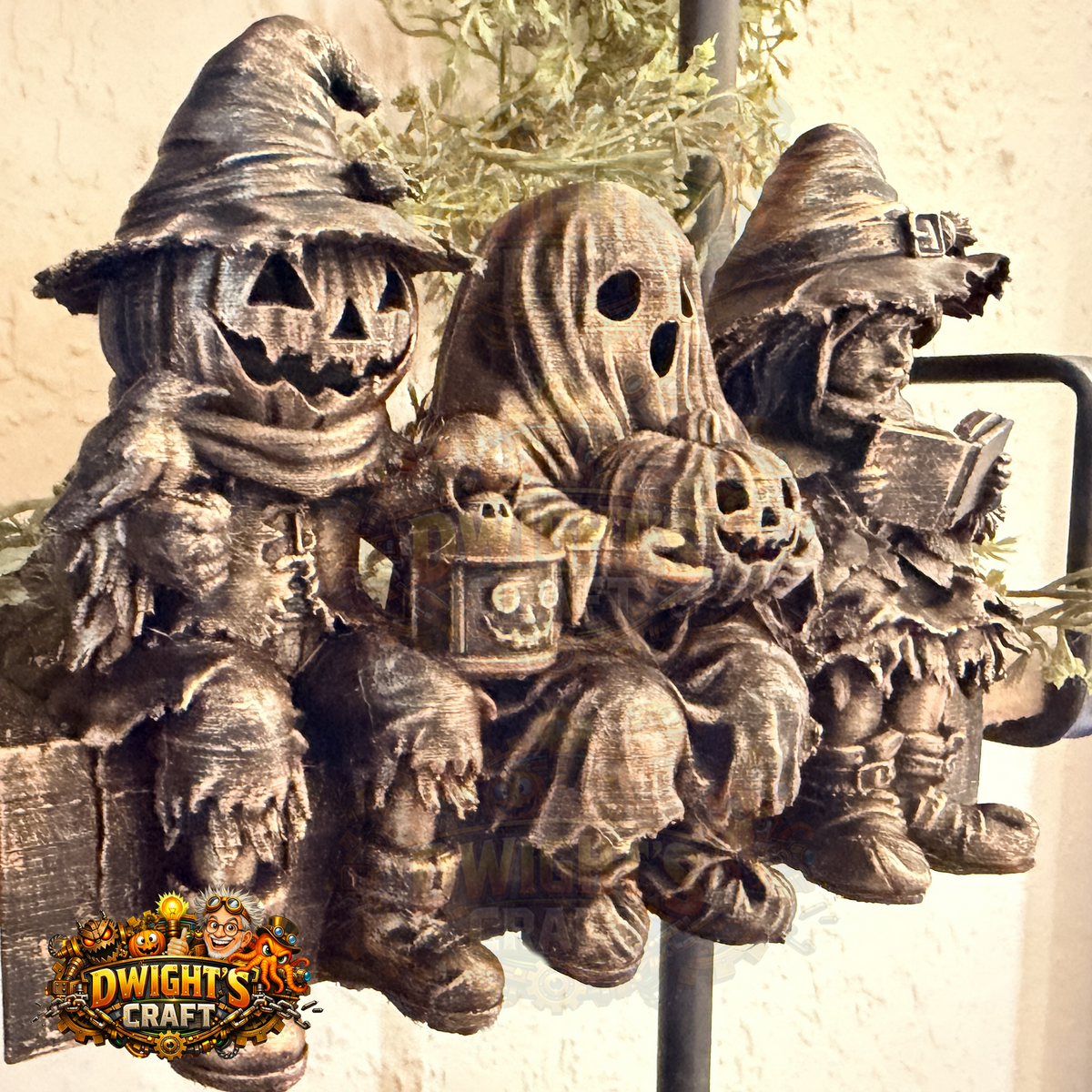 Halloween shelf sitter trio