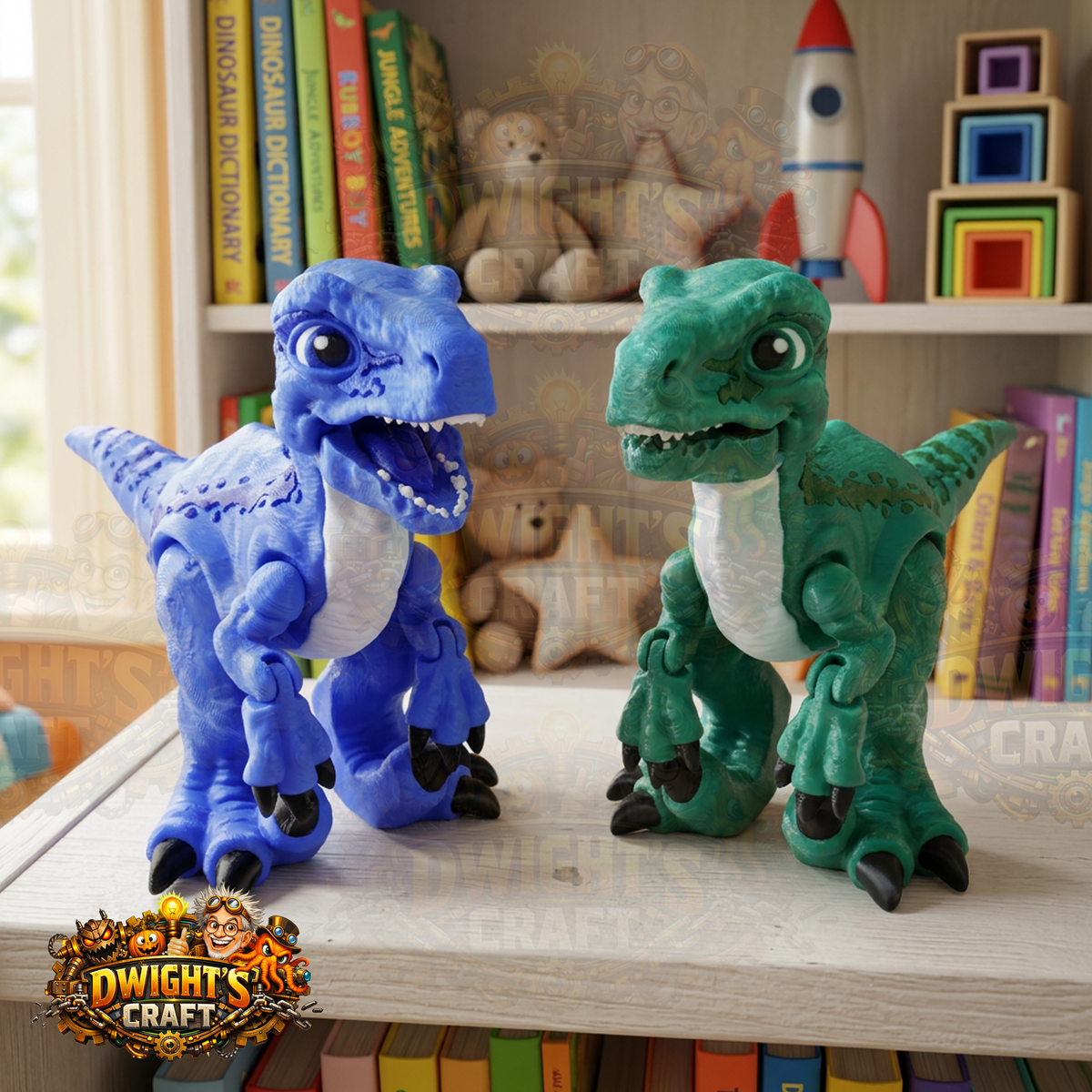 Jurassic Origins a Dwight's Craft Series Raptors
