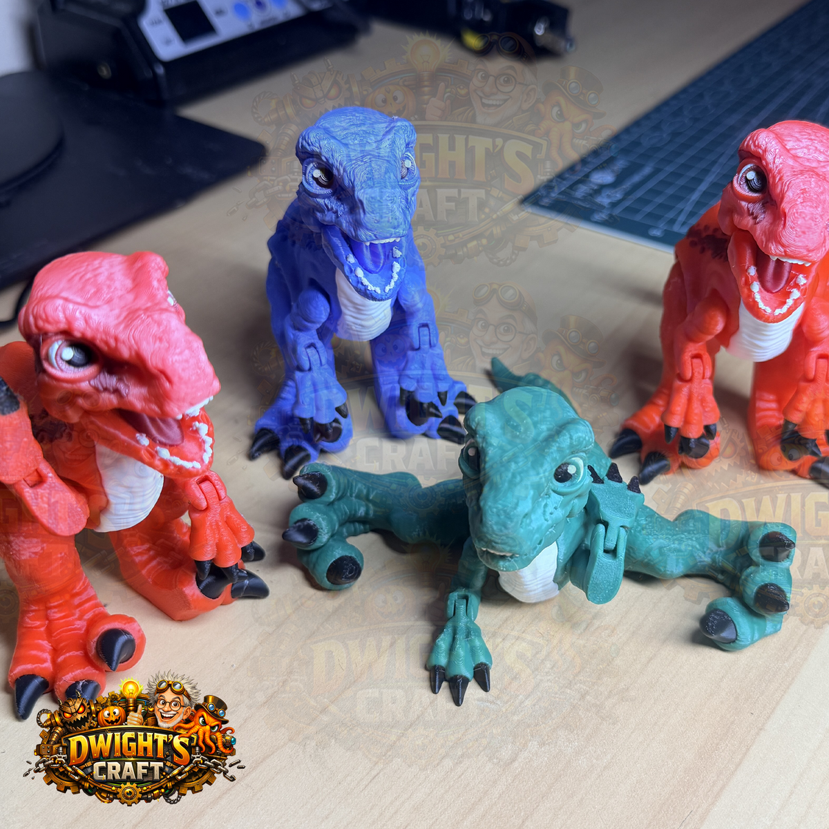 Jurassic Origins a Dwight's Craft Series Raptors