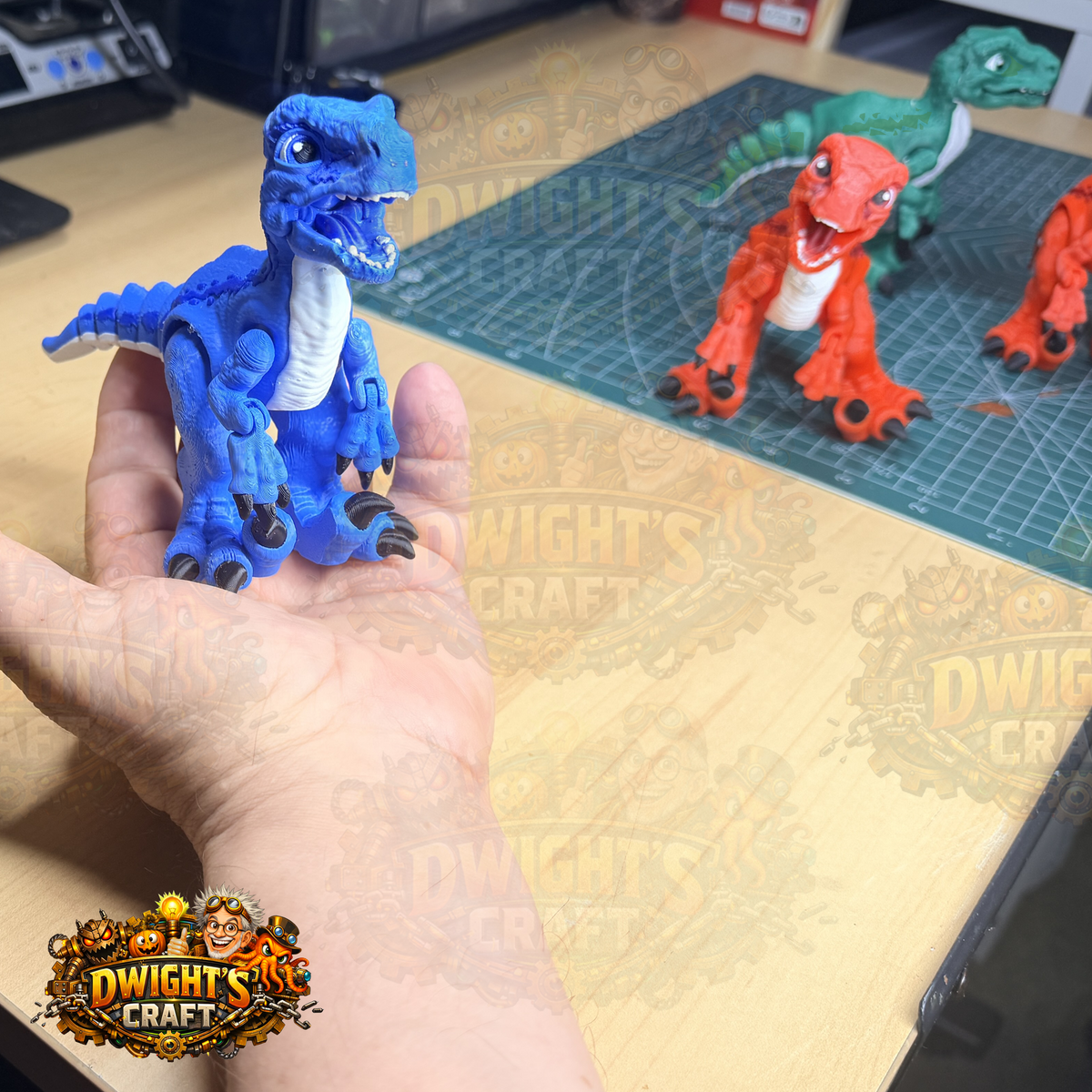 Jurassic Origins a Dwight's Craft Series Raptors