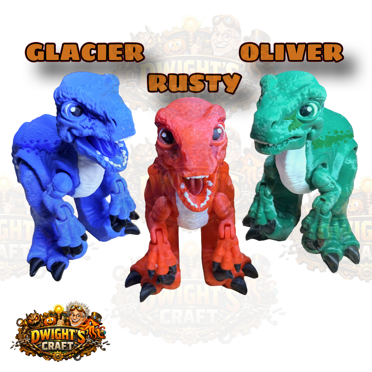 Jurassic Origins a Dwight's Craft Series Raptors