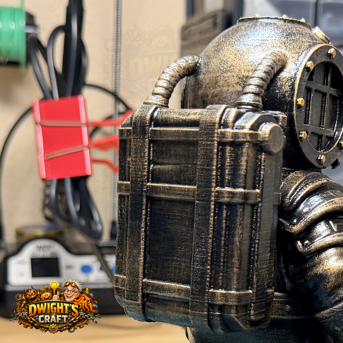 Deep sea diver figurine