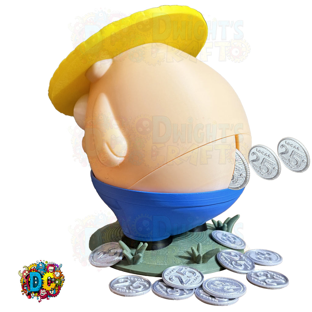 Farmer Piggy Bank – 3D Printed Coin Saver, Real Use or Gag Gift