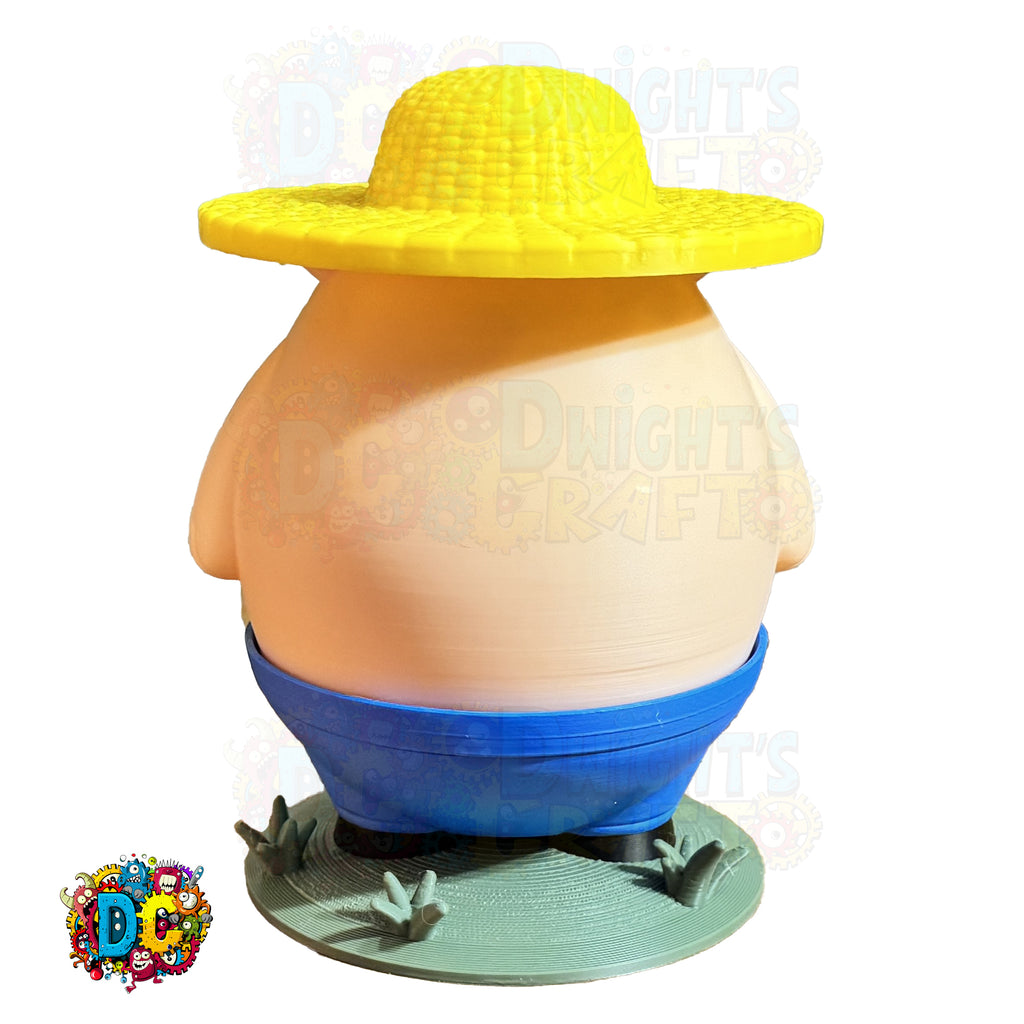 Farmer Piggy Bank – 3D Printed Coin Saver, Real Use or Gag Gift