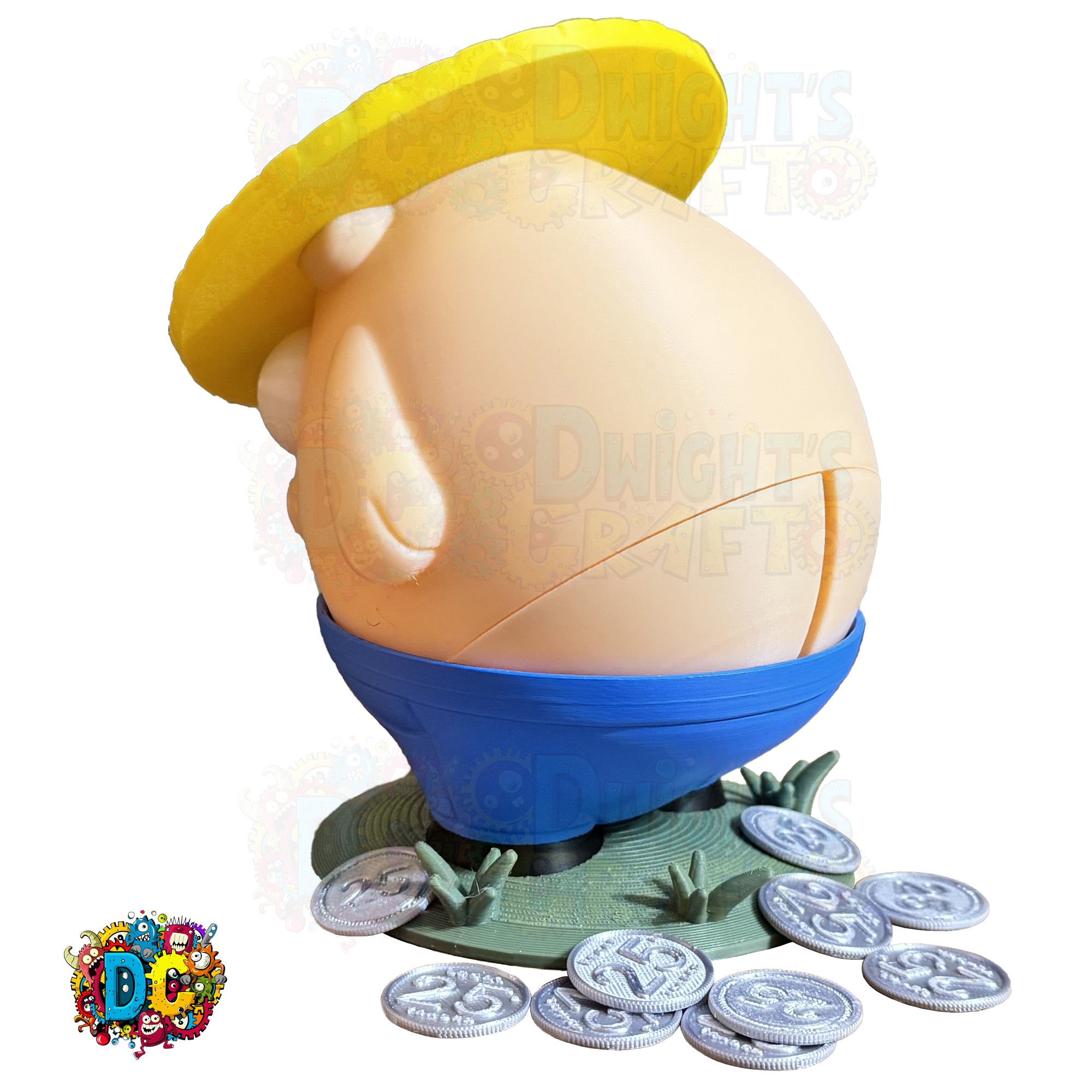 Farmer Piggy Bank – 3D Printed Coin Saver, Real Use or Gag Gift