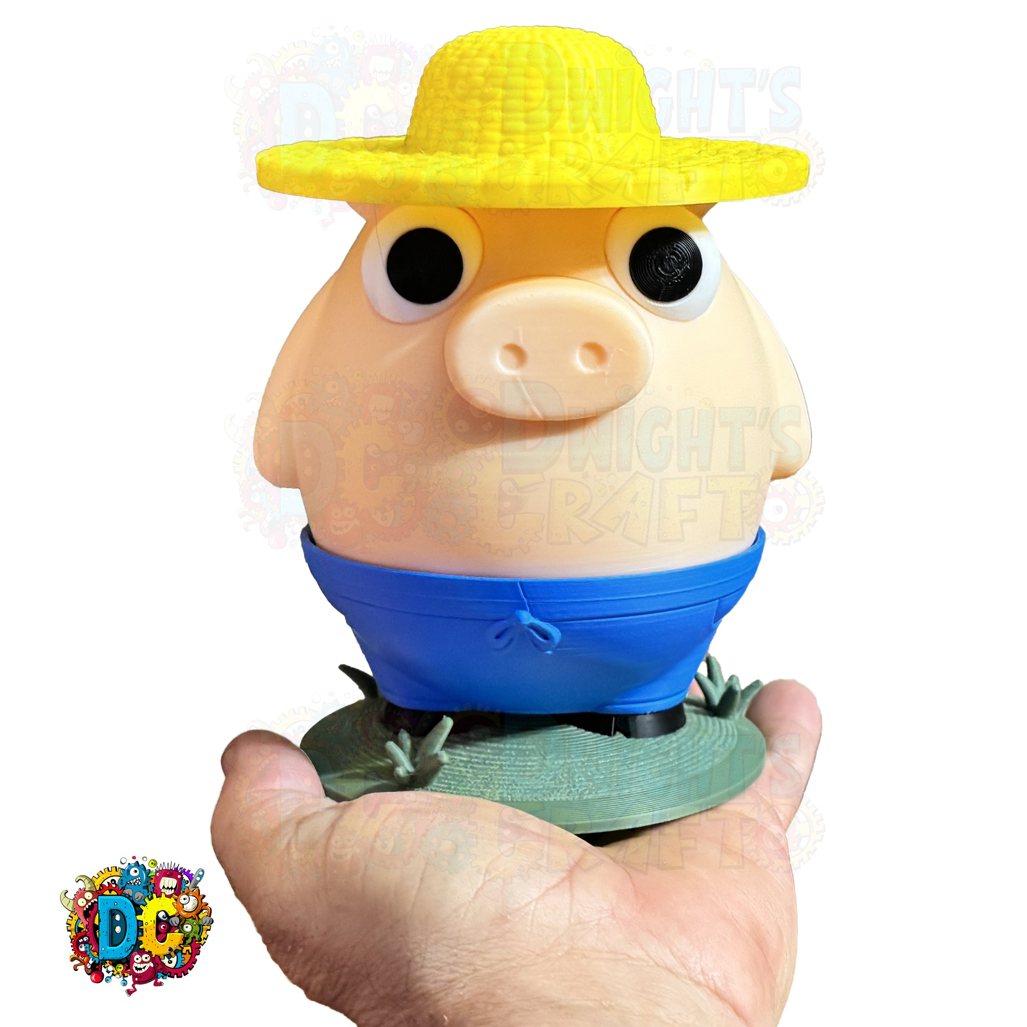 Farmer Piggy Bank – 3D Printed Coin Saver, Real Use or Gag Gift