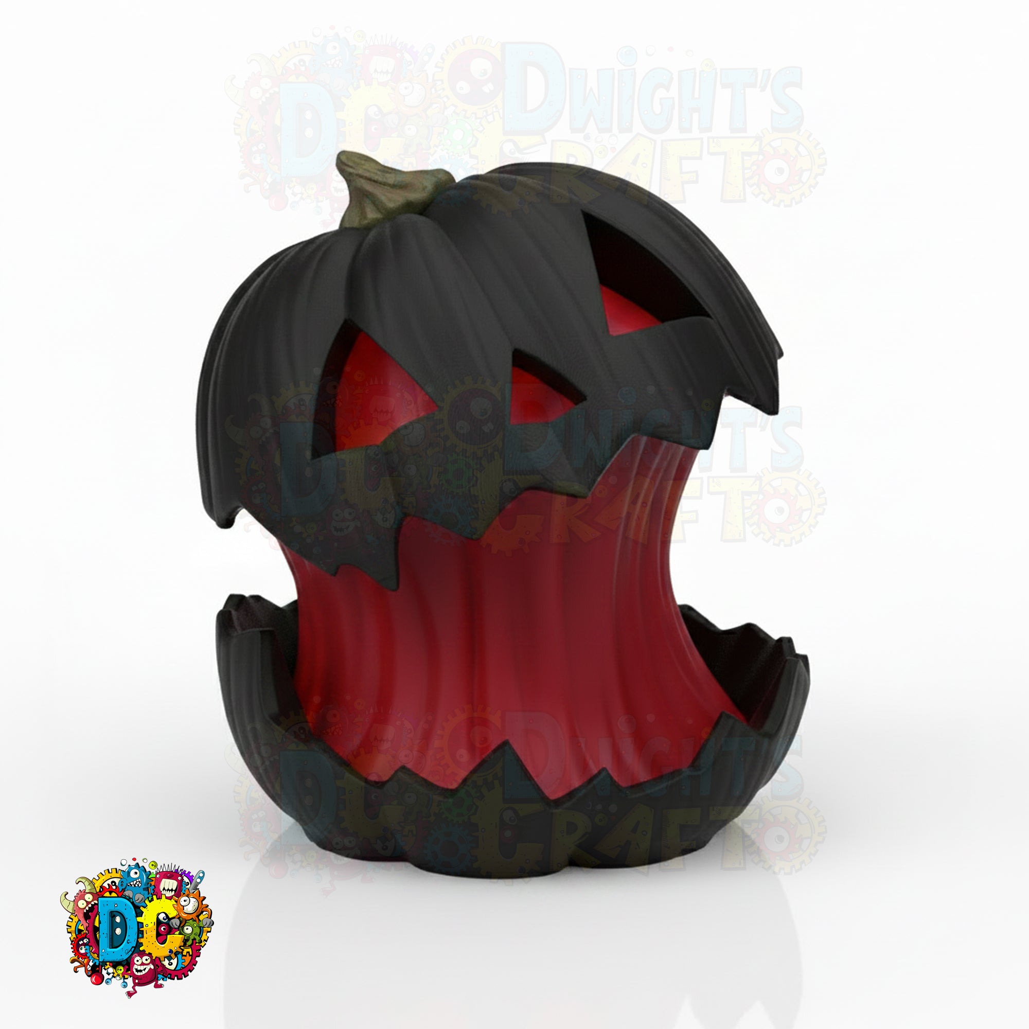 Whimsical Jack‑O’-Lantern Lamp • Enlarged Pumpkin • Custom Color Glow • Indoor Halloween LED Decor