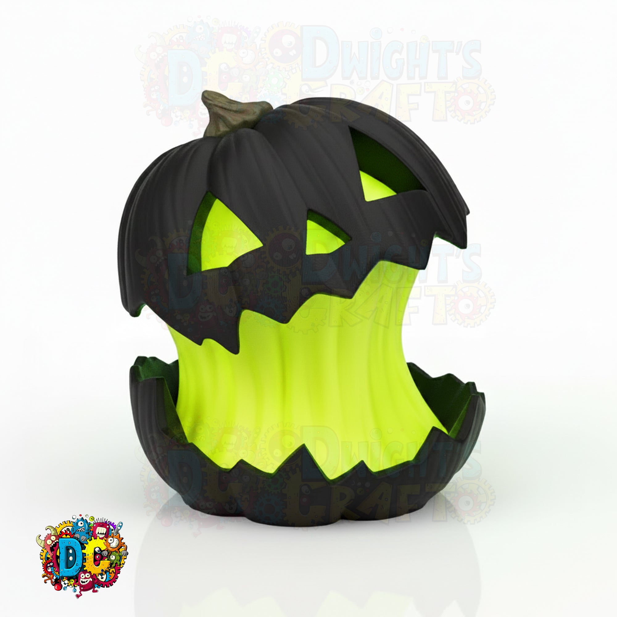 Whimsical Jack‑O’-Lantern Lamp • Enlarged Pumpkin • Custom Color Glow • Indoor Halloween LED Decor