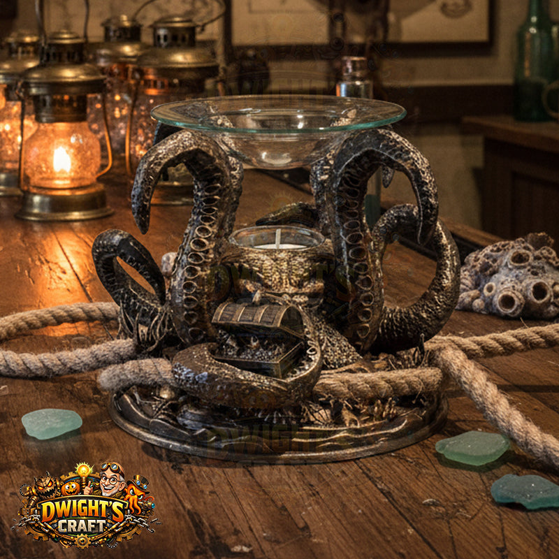 Octopus wax warmer, nautical themed