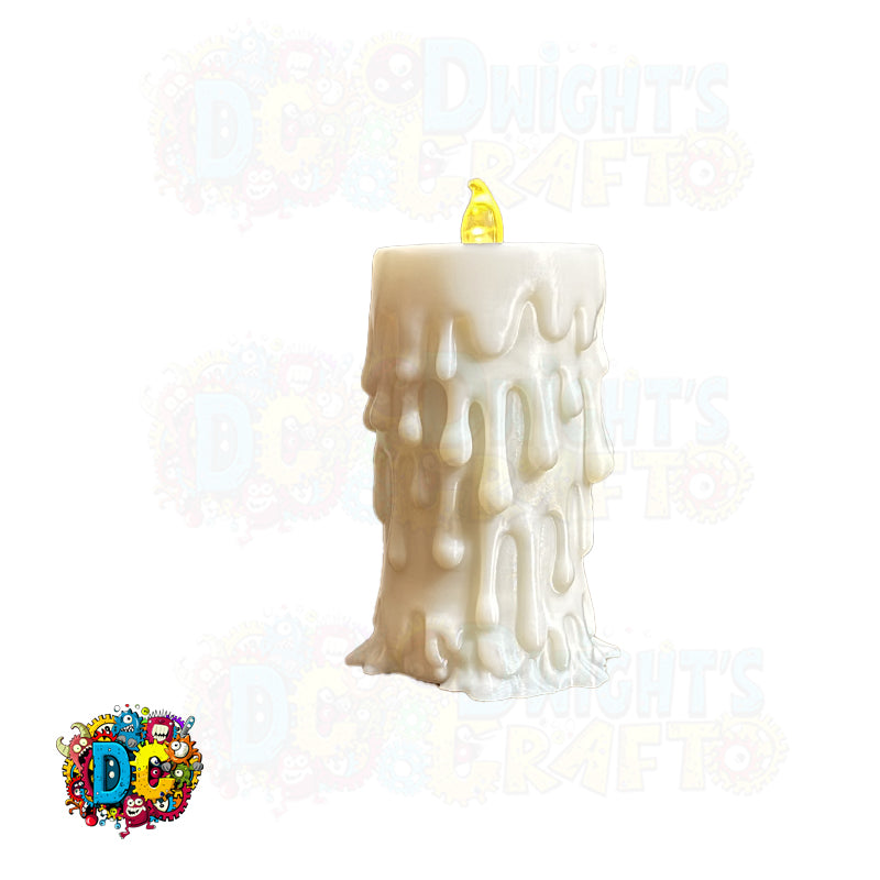 Penguin Christmas Candle Home – Warm LED Winter Scene for Holiday Decor