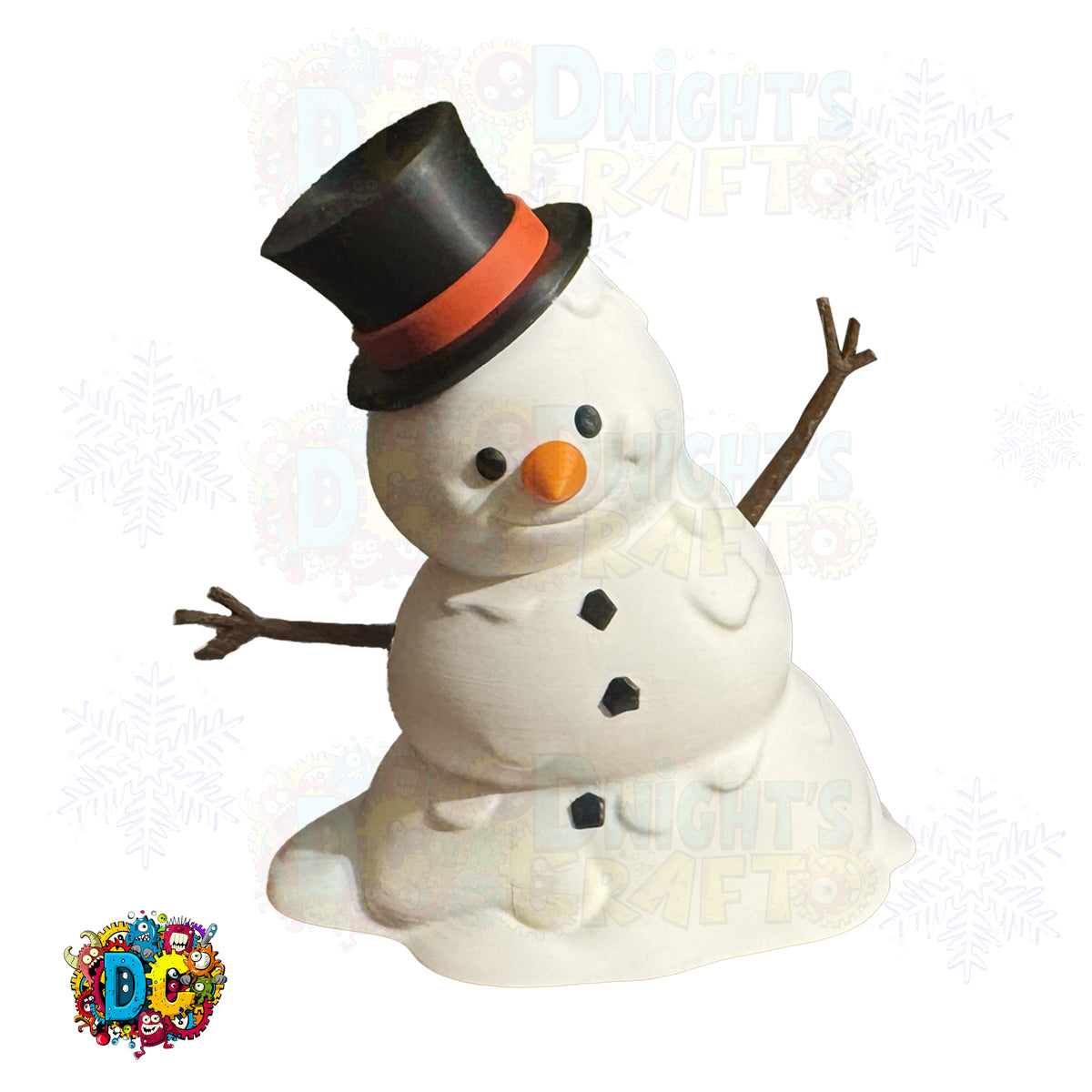 melty snow man