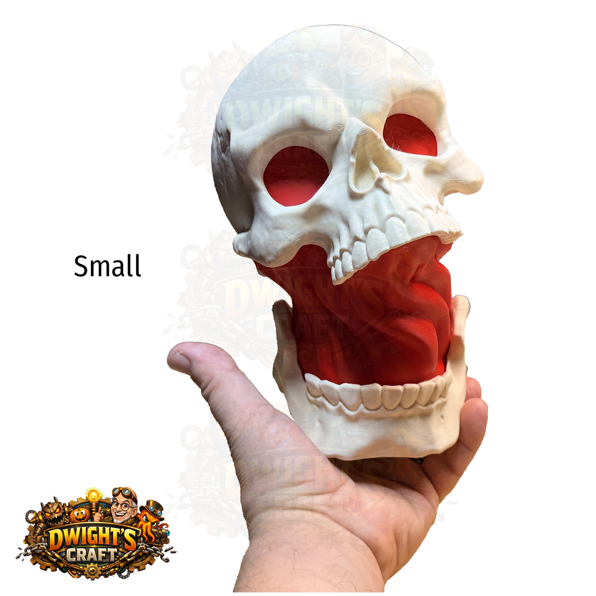 split skull gut Halloween lamp