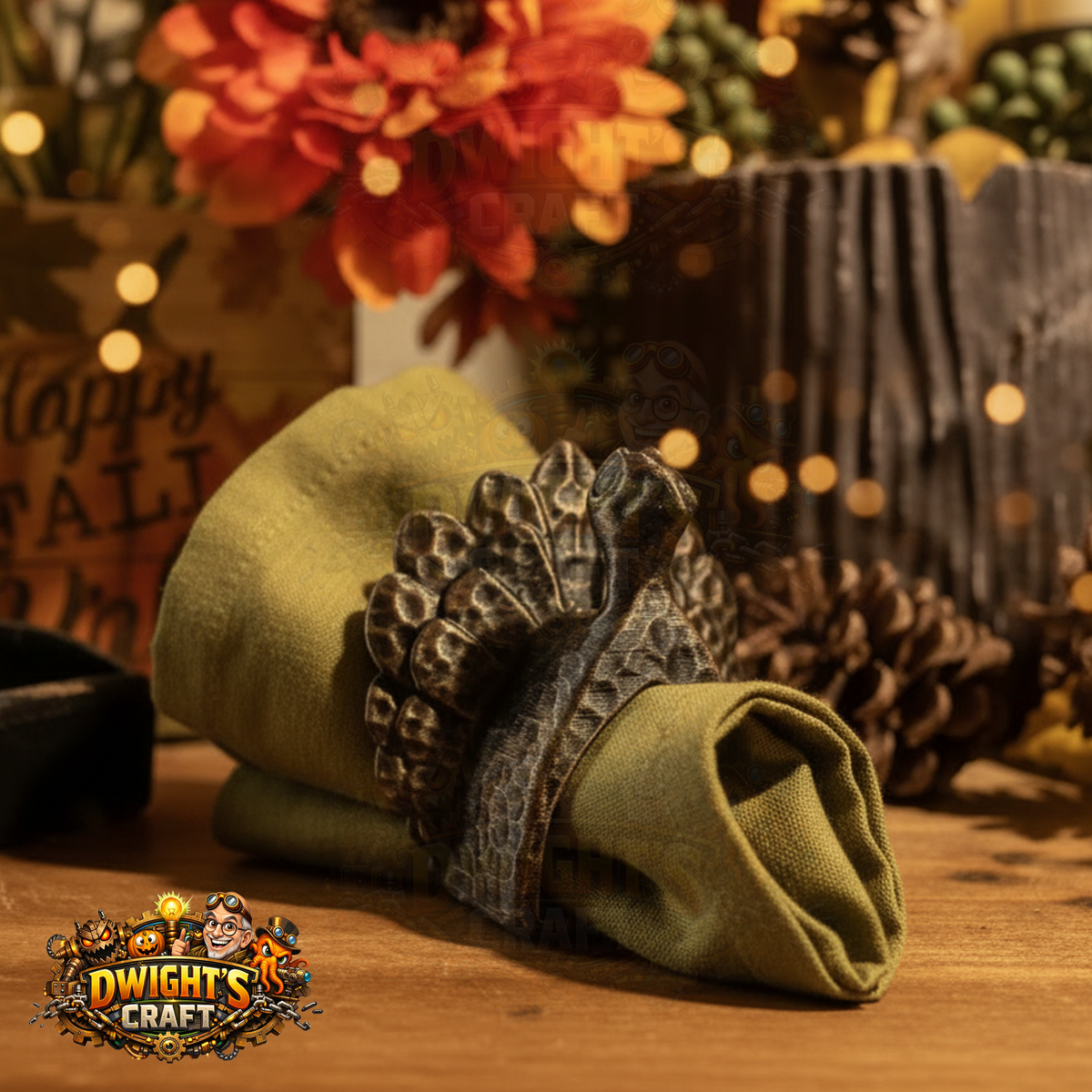Turkey napkin holder for thanksgiving