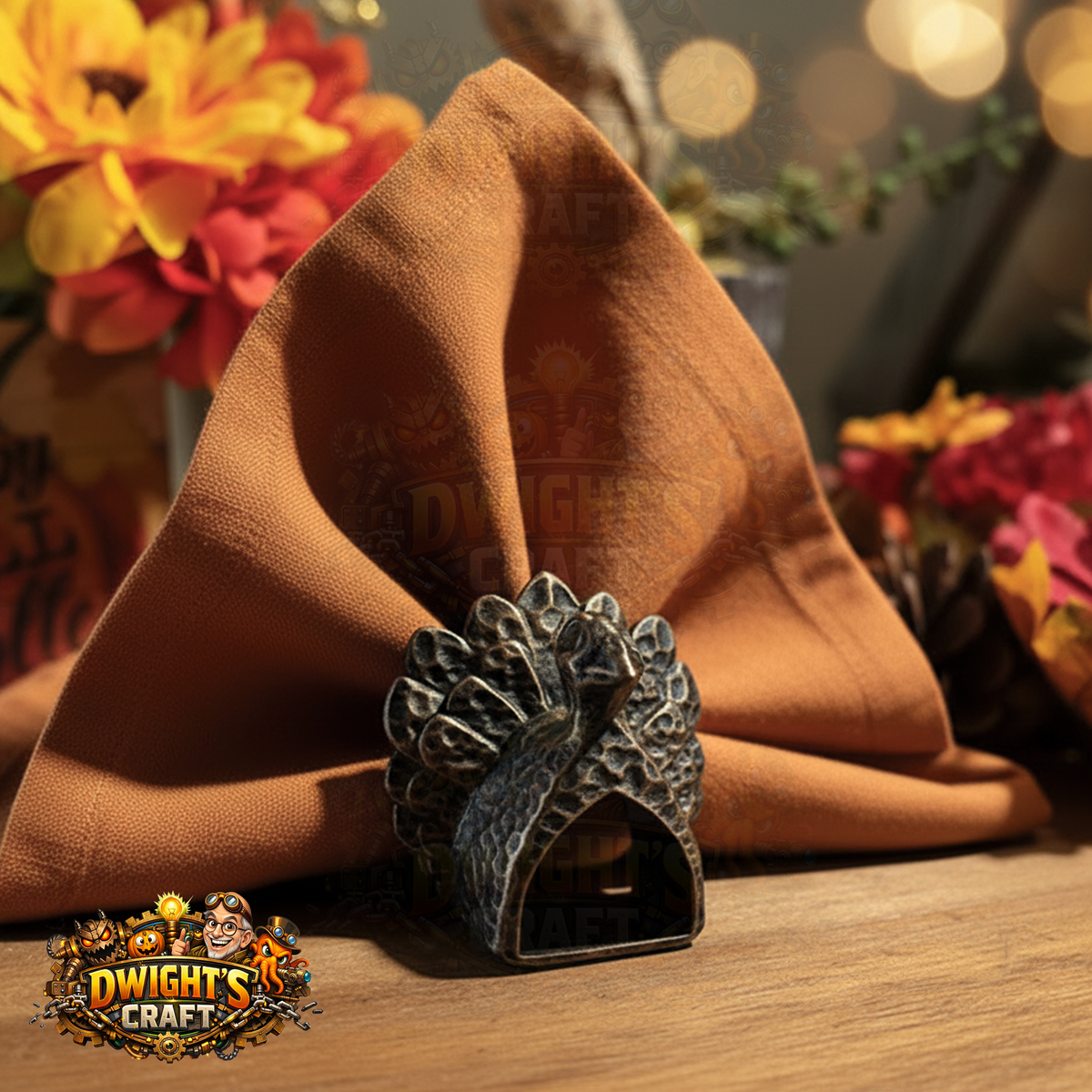 Turkey napkin holder for thanksgiving