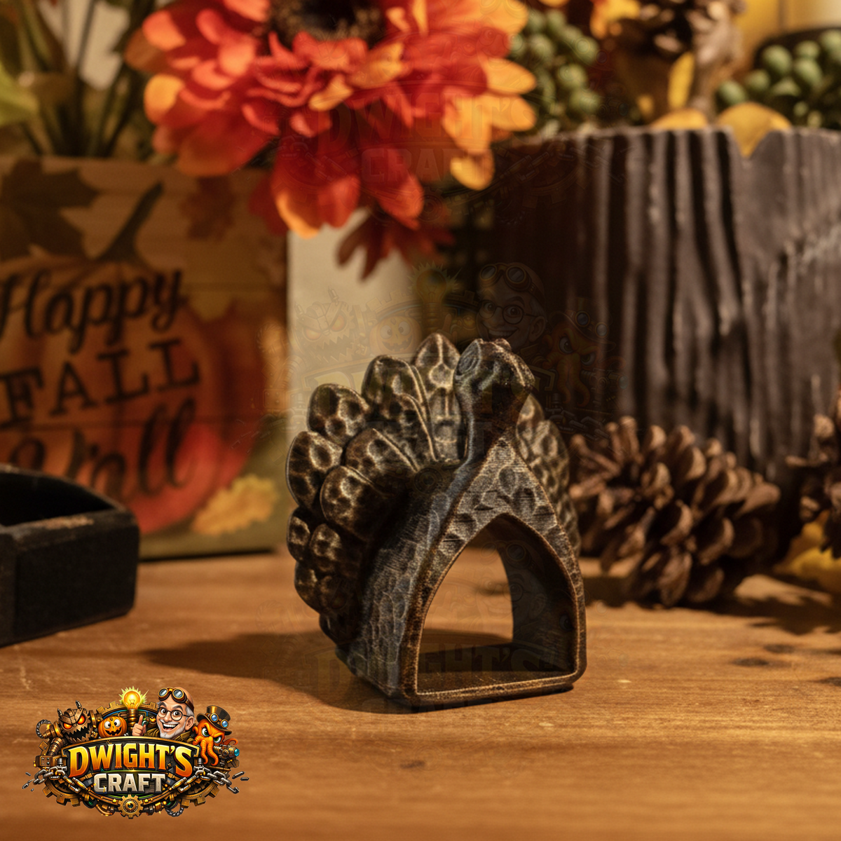 Turkey napkin holder for thanksgiving