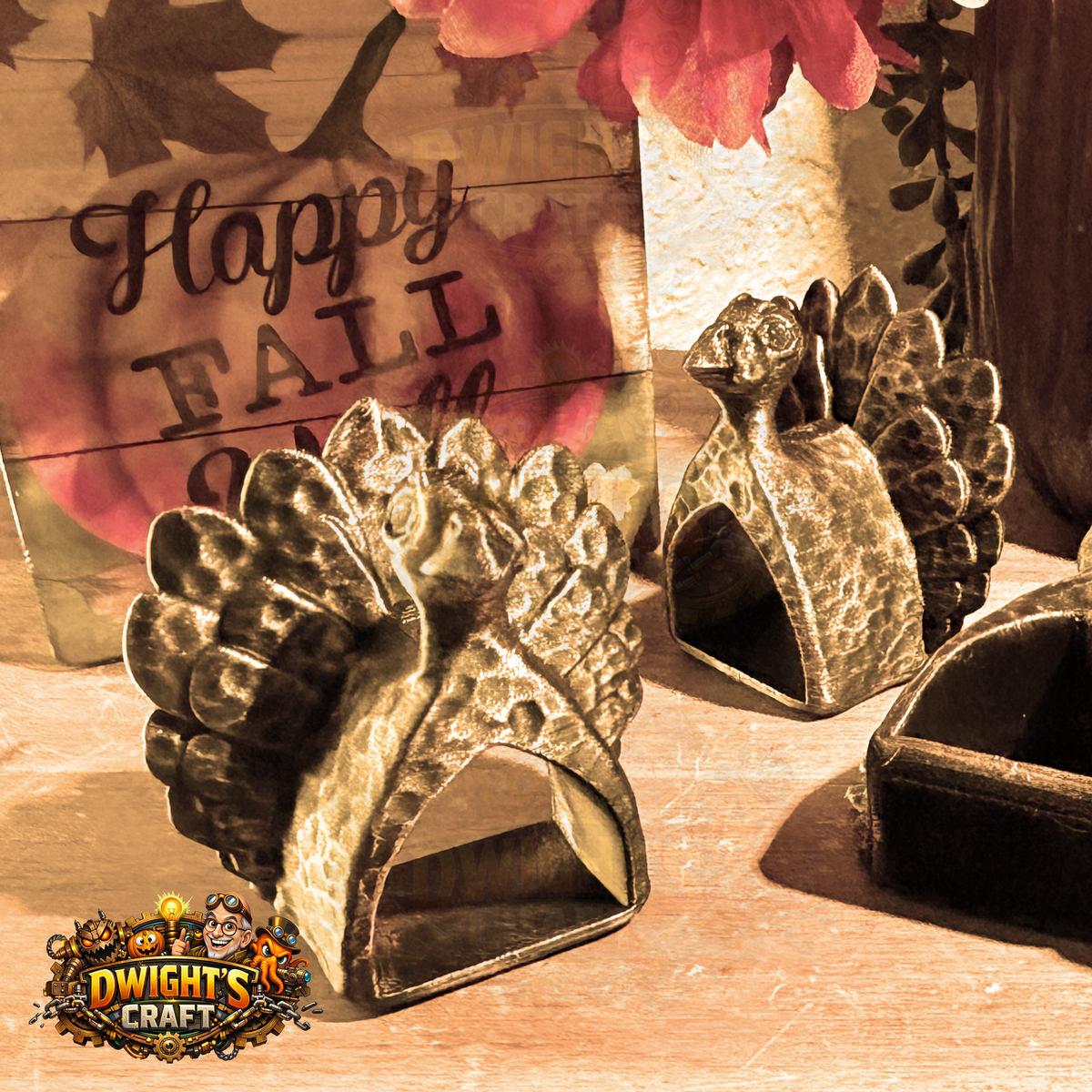 Turkey napkin holder for thanksgiving