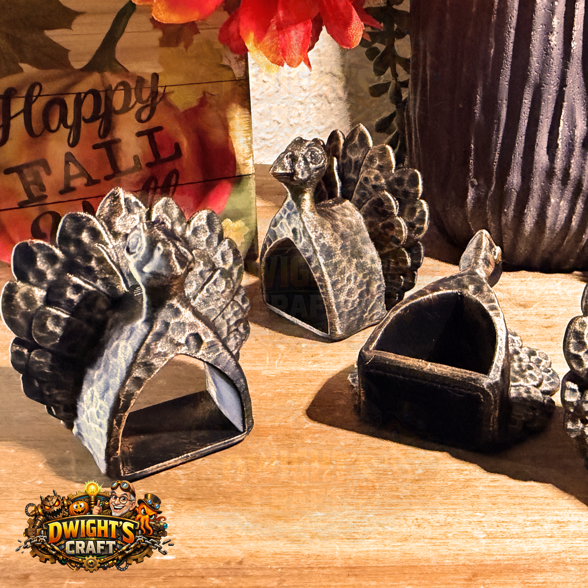 Turkey napkin holder for thanksgiving